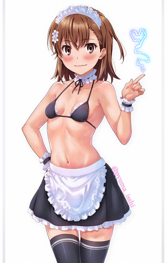 Misaka Mikoto (To Aru Kagaku No Railgun) Rule 34 Image