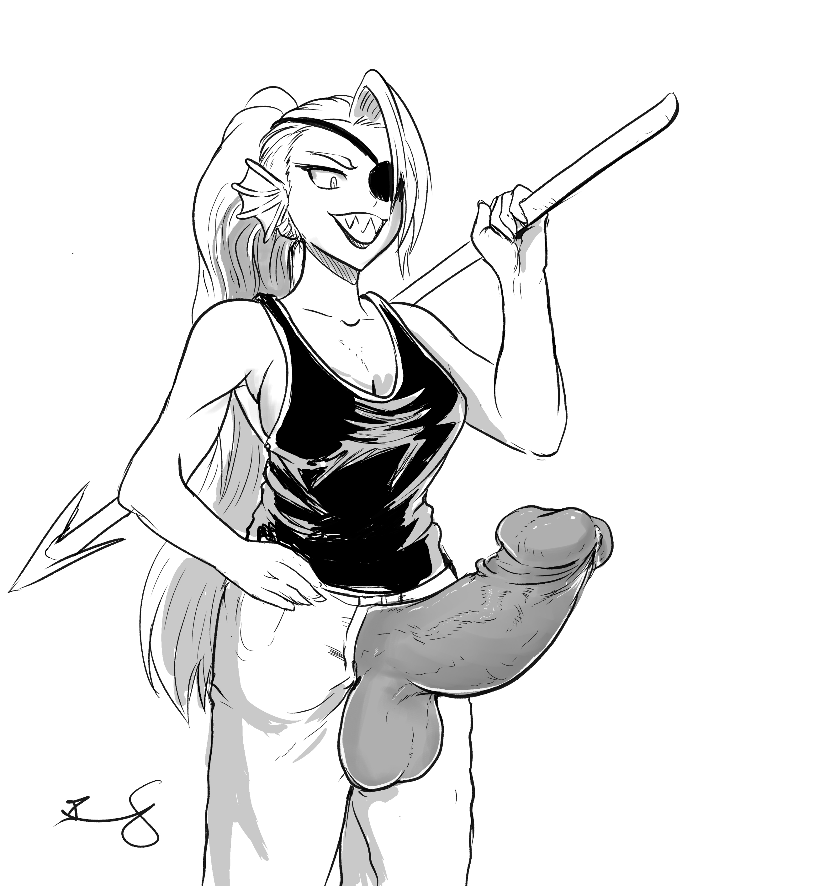 Undyne (Undertale) Rule 34 Image