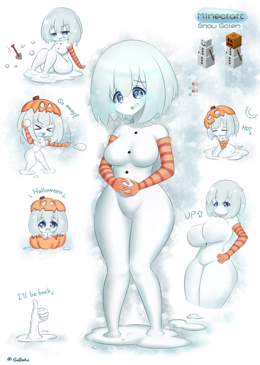 Snow Golem (Minecraft) Rule 34 Image