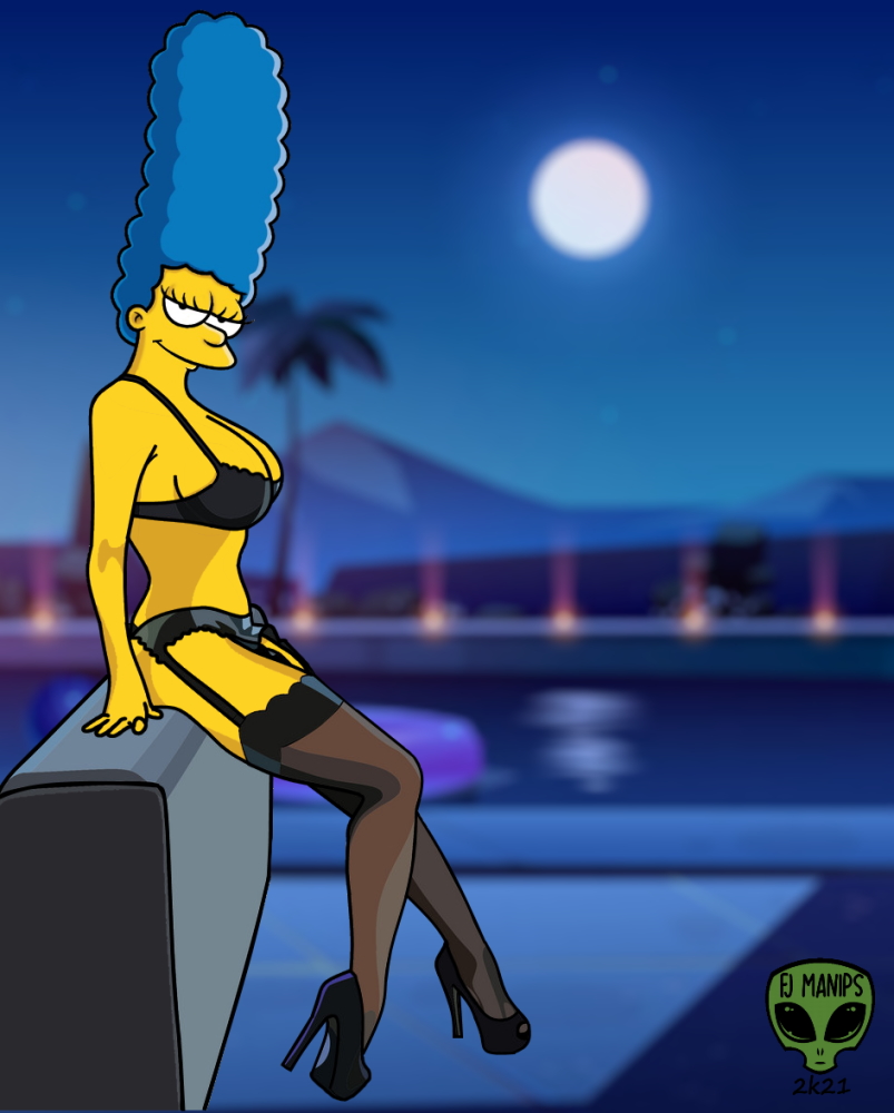 Marge Simpson (Blur) Rule 34 Image