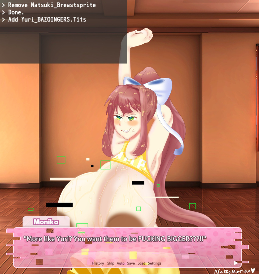 Monika (Doki Doki Literature Club) Rule 34 Image