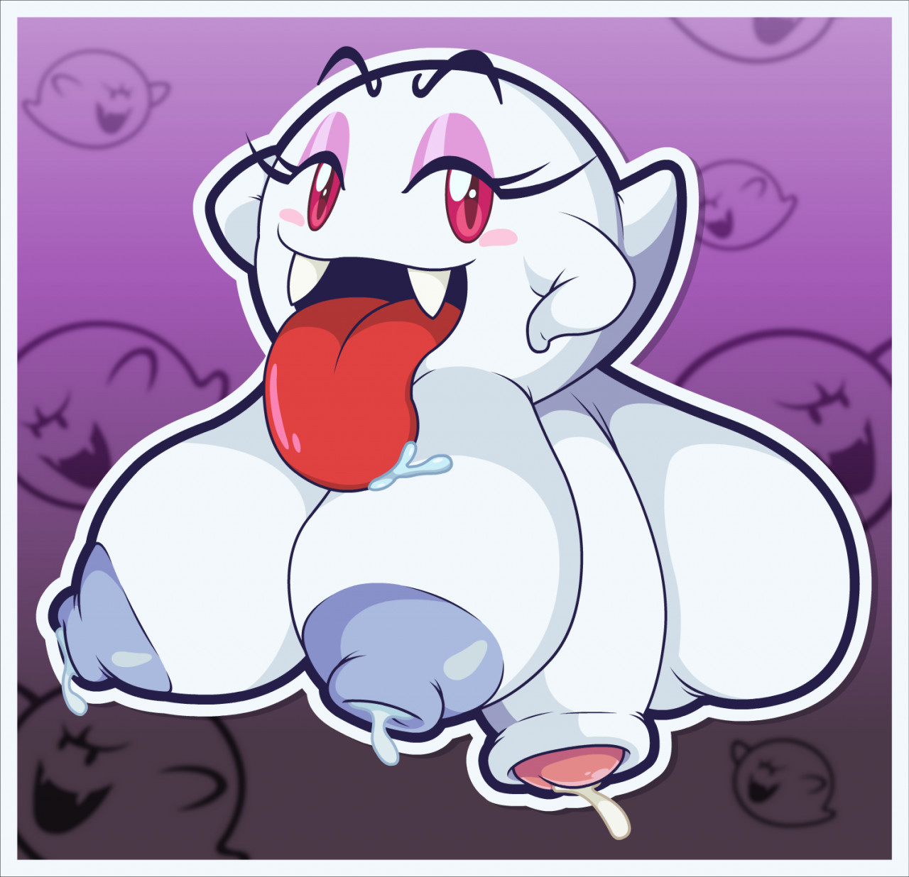 Boo (Mario) Rule 34 Image