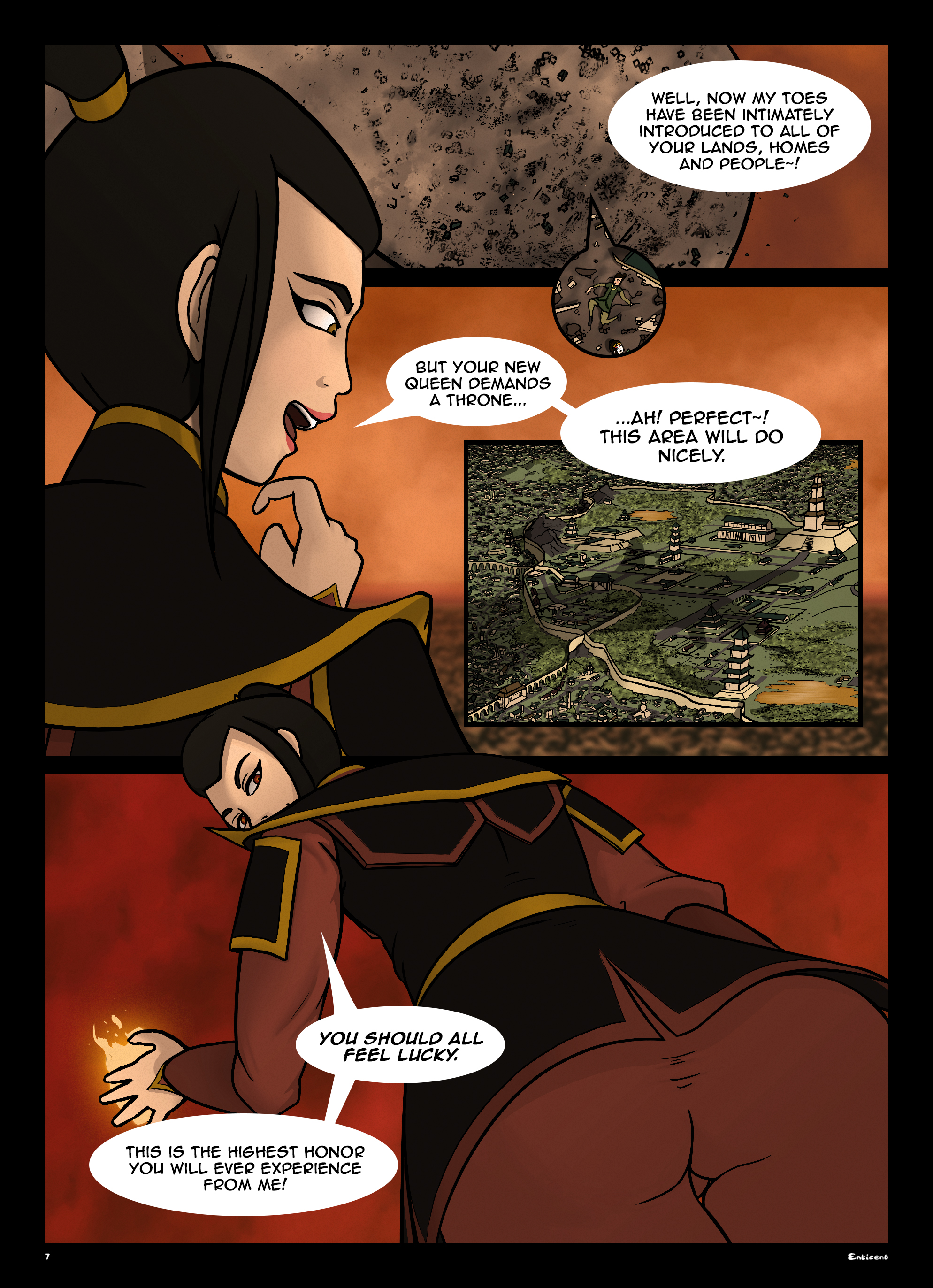 Azula (Avatar The Last Airbender) Rule 34 Image