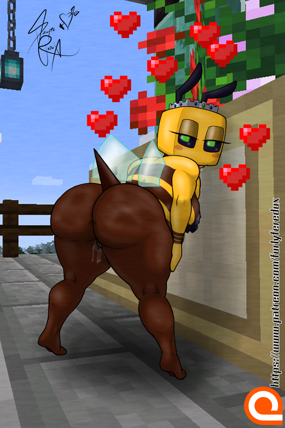 Bee (Minecraft) Rule 34 Image