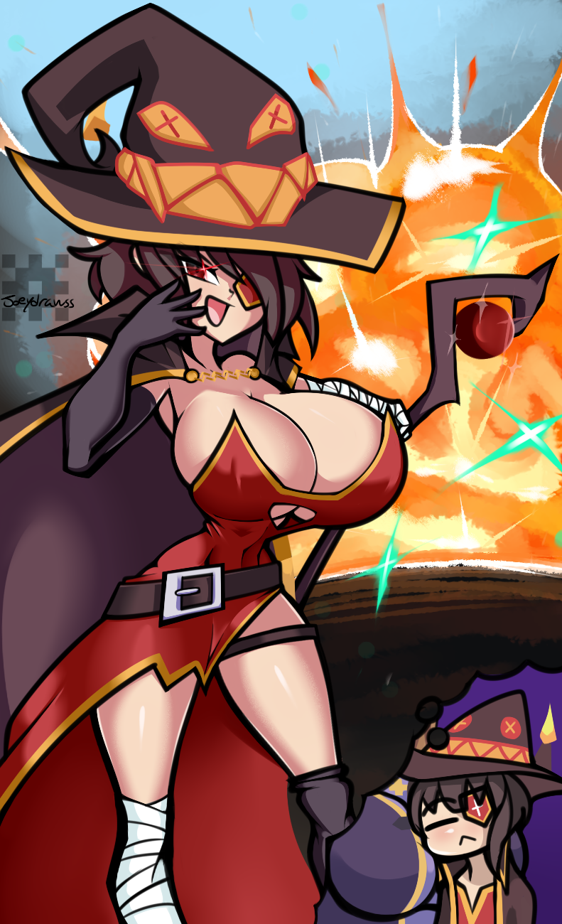 Megumin (Kono Subarashii Sekai Ni Shukufuku Wo!) Rule 34 Image