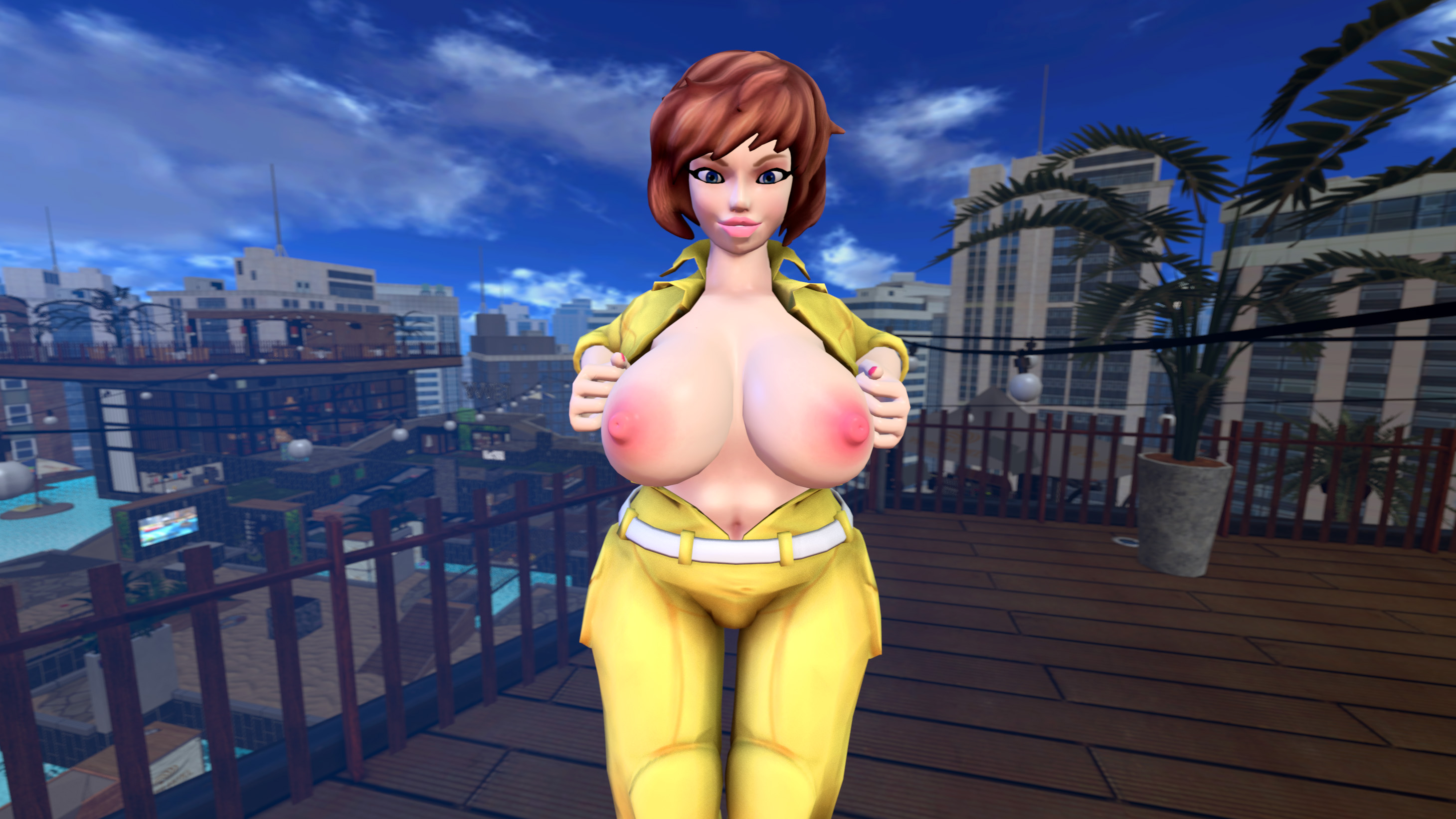 April O'Neil (Tmnt 1987) Rule 34 Image