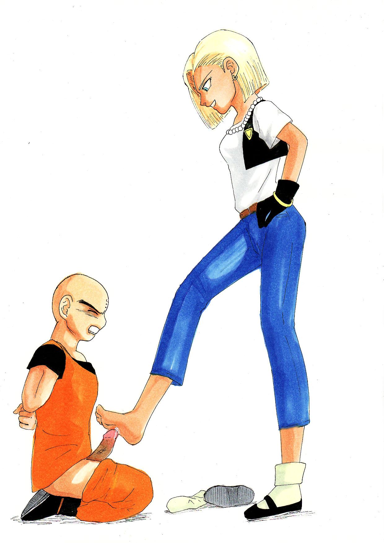 Android 18 (Dragon Ball) Rule 34 Image