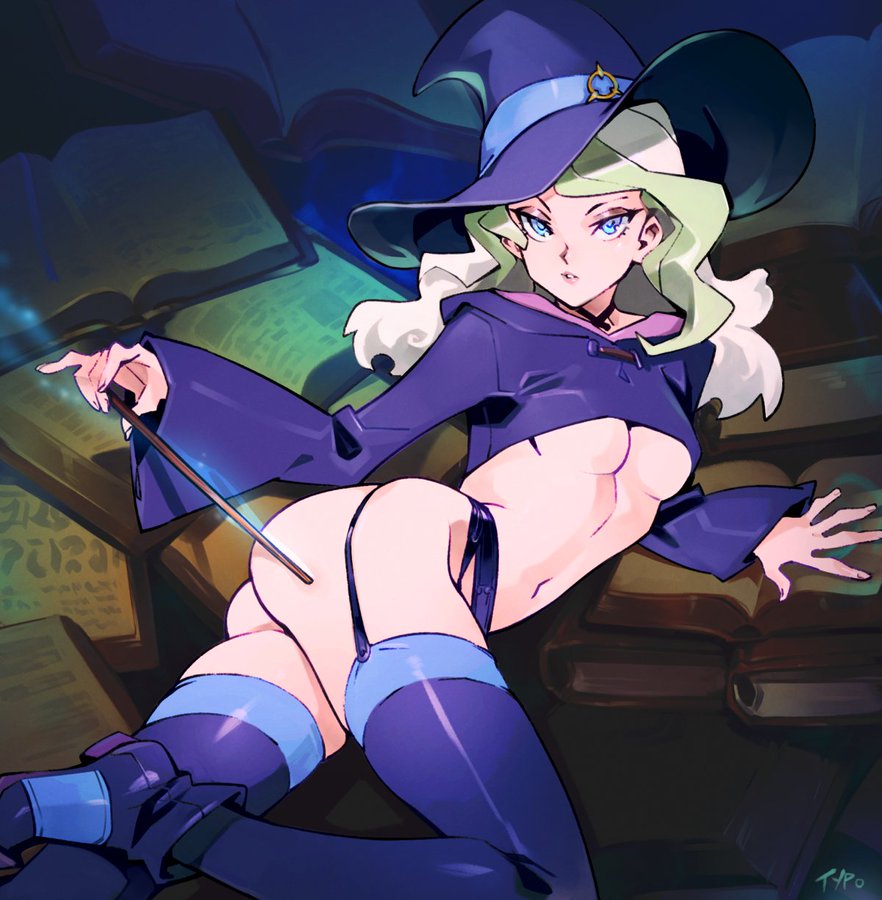 Diana Cavendish (Little Witch Academia) Rule 34 Image