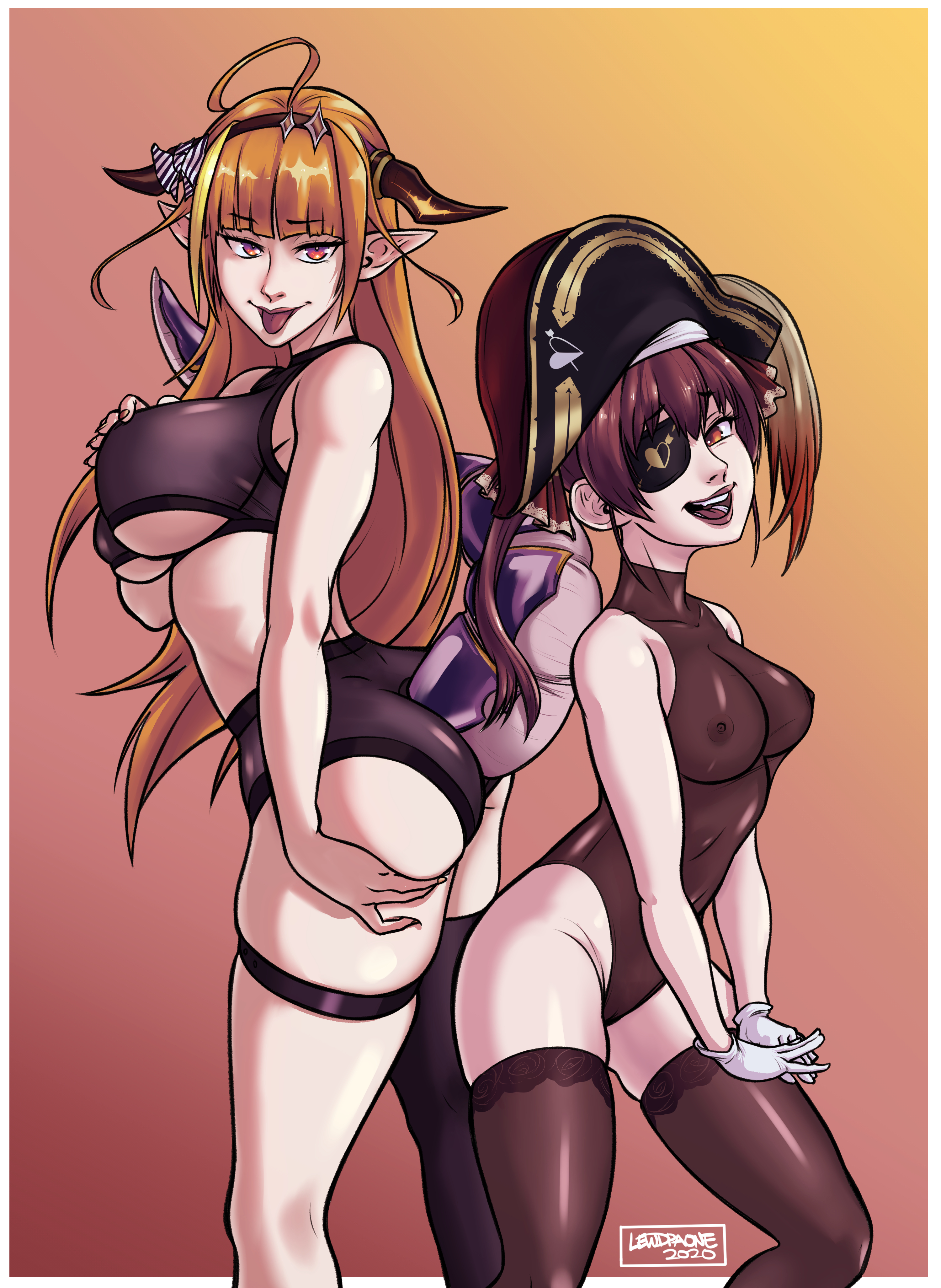 Houshou Marine (Holoforce) Rule 34 Image