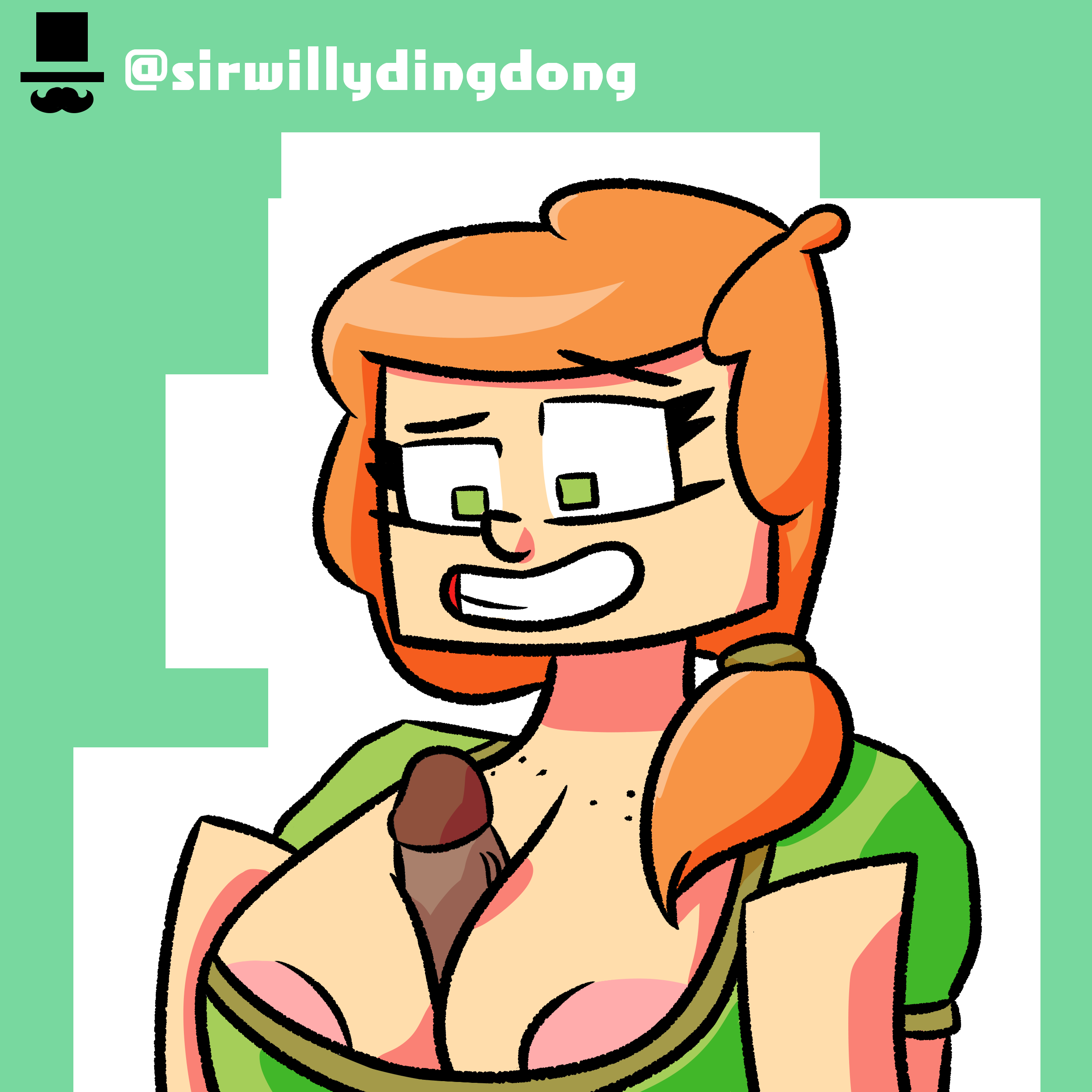 Alex (Minecraft) Rule 34 Image