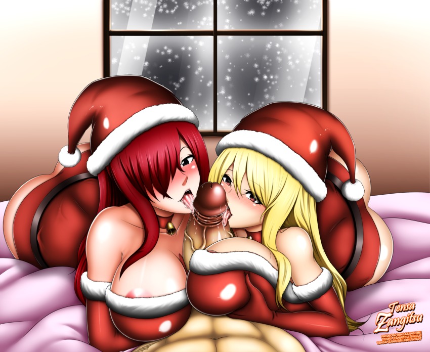 Erza Scarlet (Christmas) Rule 34 Image