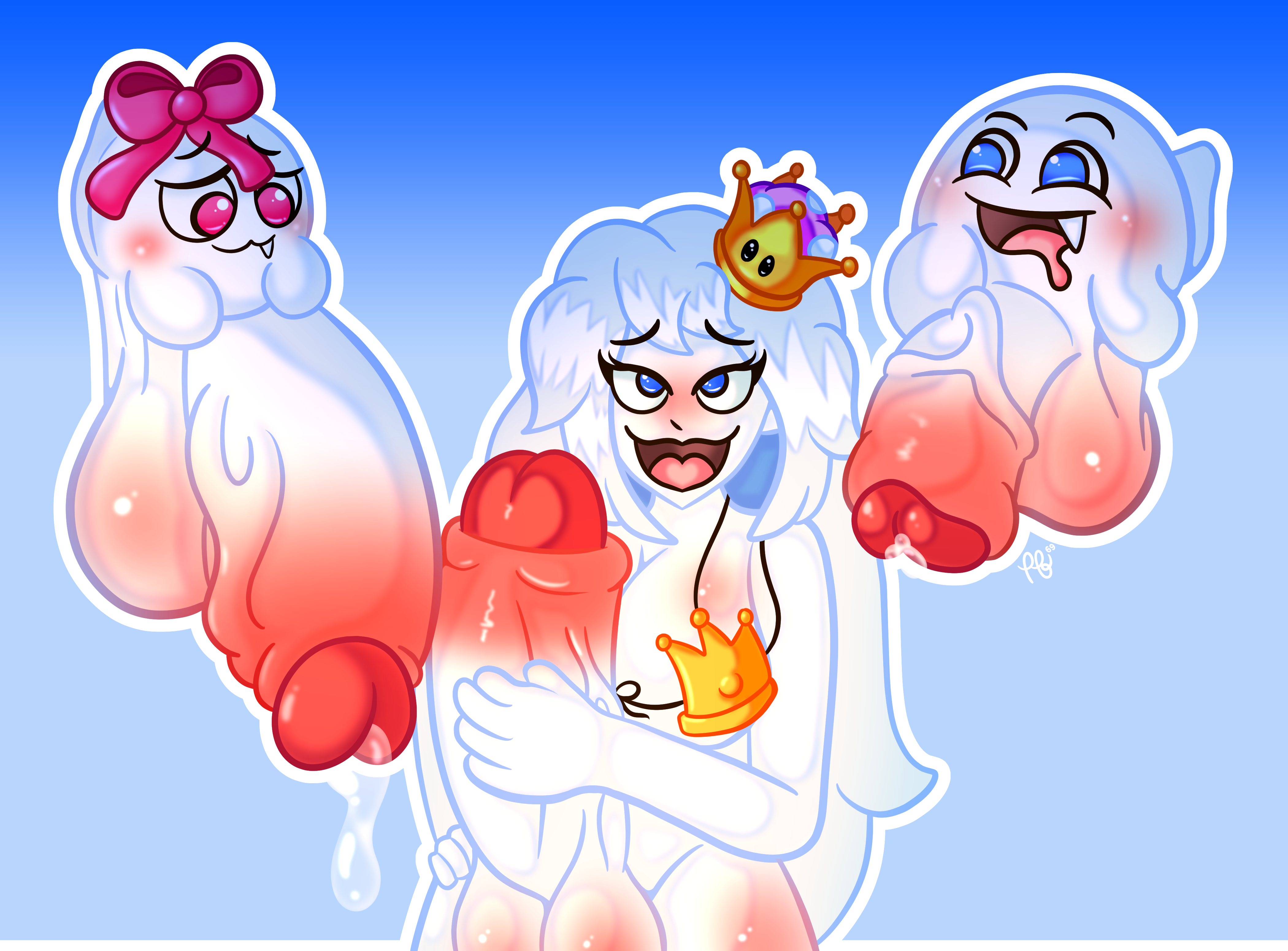 Boo (Mario) Rule 34 Image