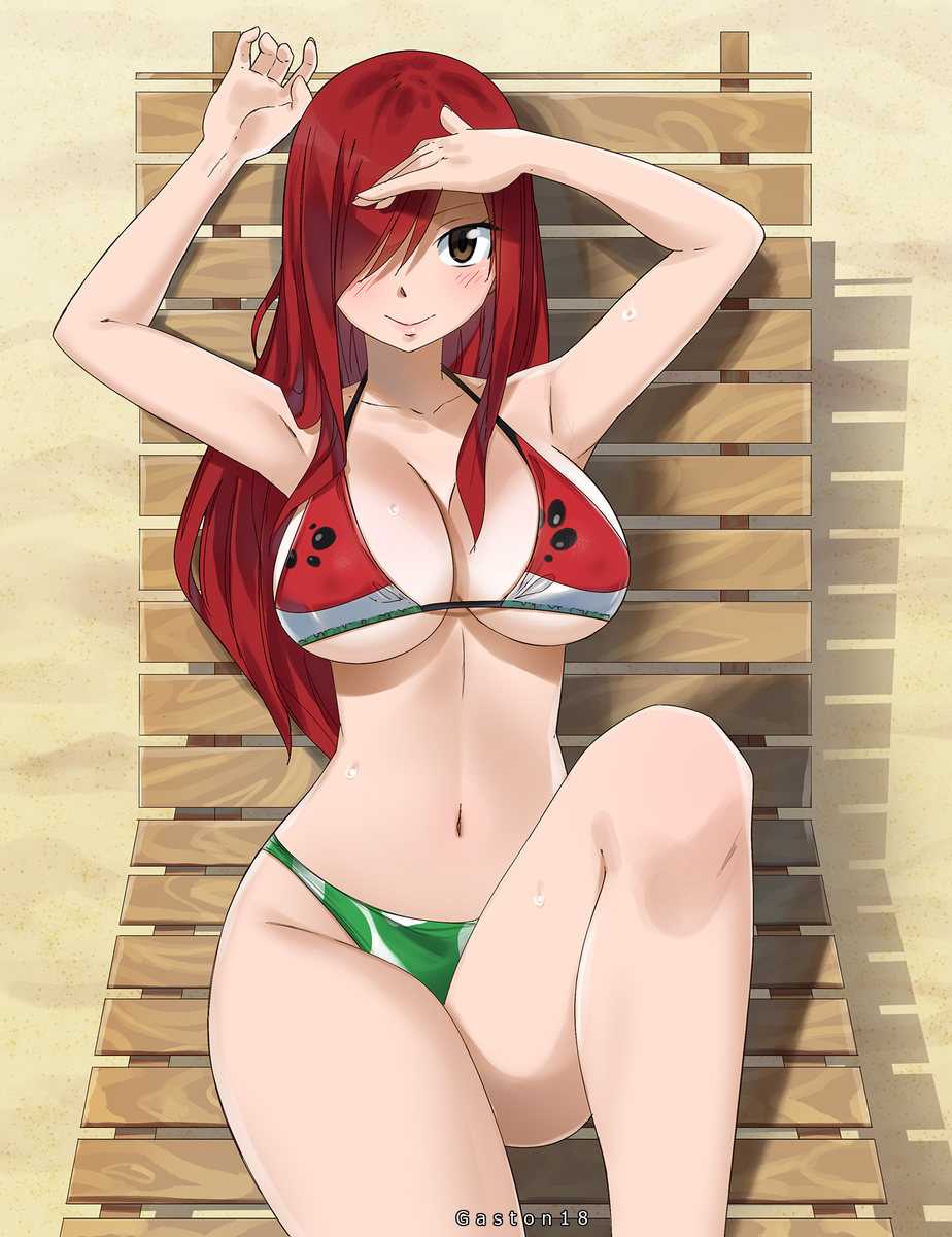 Erza Scarlet (Fairy Tail) Rule 34 Image
