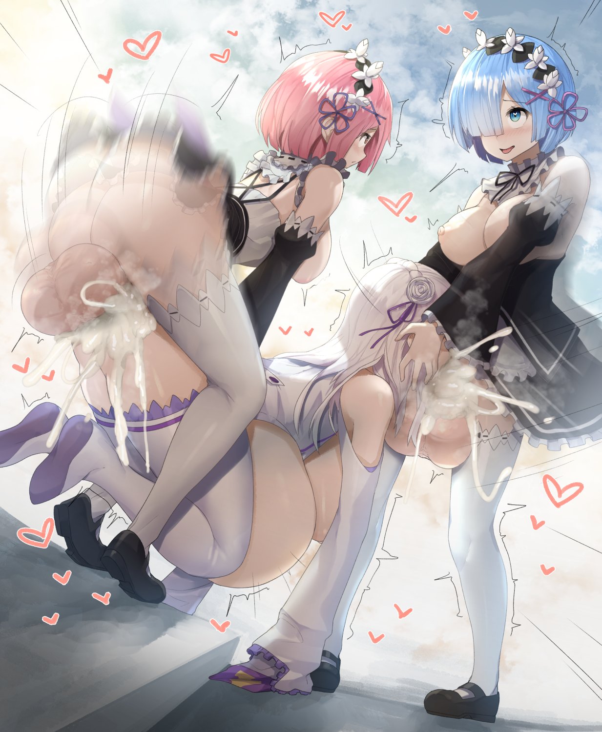 Emilia (Re:Zero) Rule 34 Image