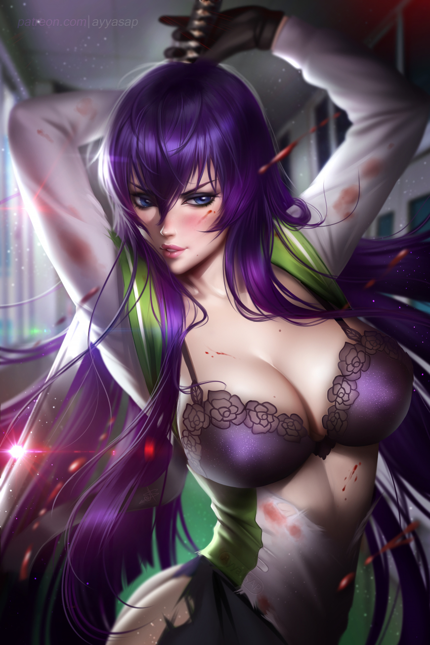 Busujima Saeko (Highschool Of The Dead) Rule 34 Image