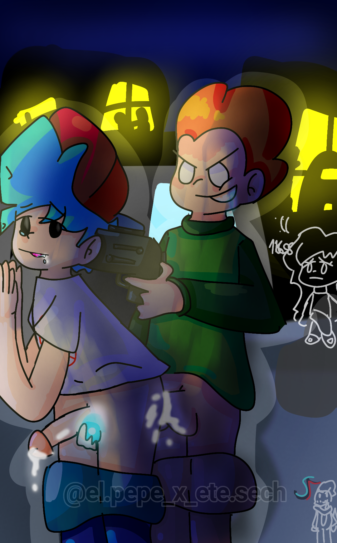 Boyfriend (Friday Night Funkin) Rule 34 Image