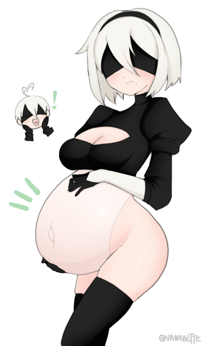 Yorha 2b (Nier) Rule 34 Image