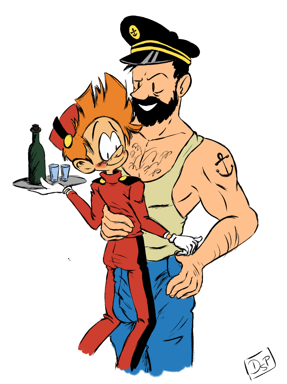 Captain Haddock (Bellboy) Rule 34 Image