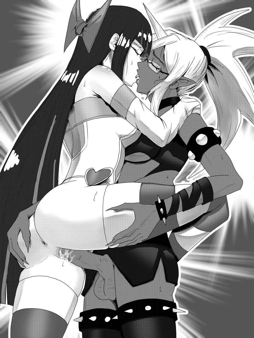 Kneesocks Daemon (Panty & Stocking With Garterbelt) Rule 34 Image