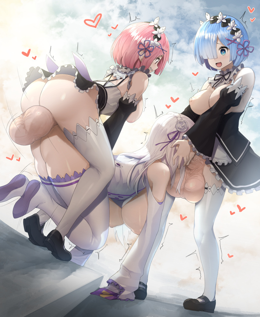 Emilia (Re:Zero) Rule 34 Image