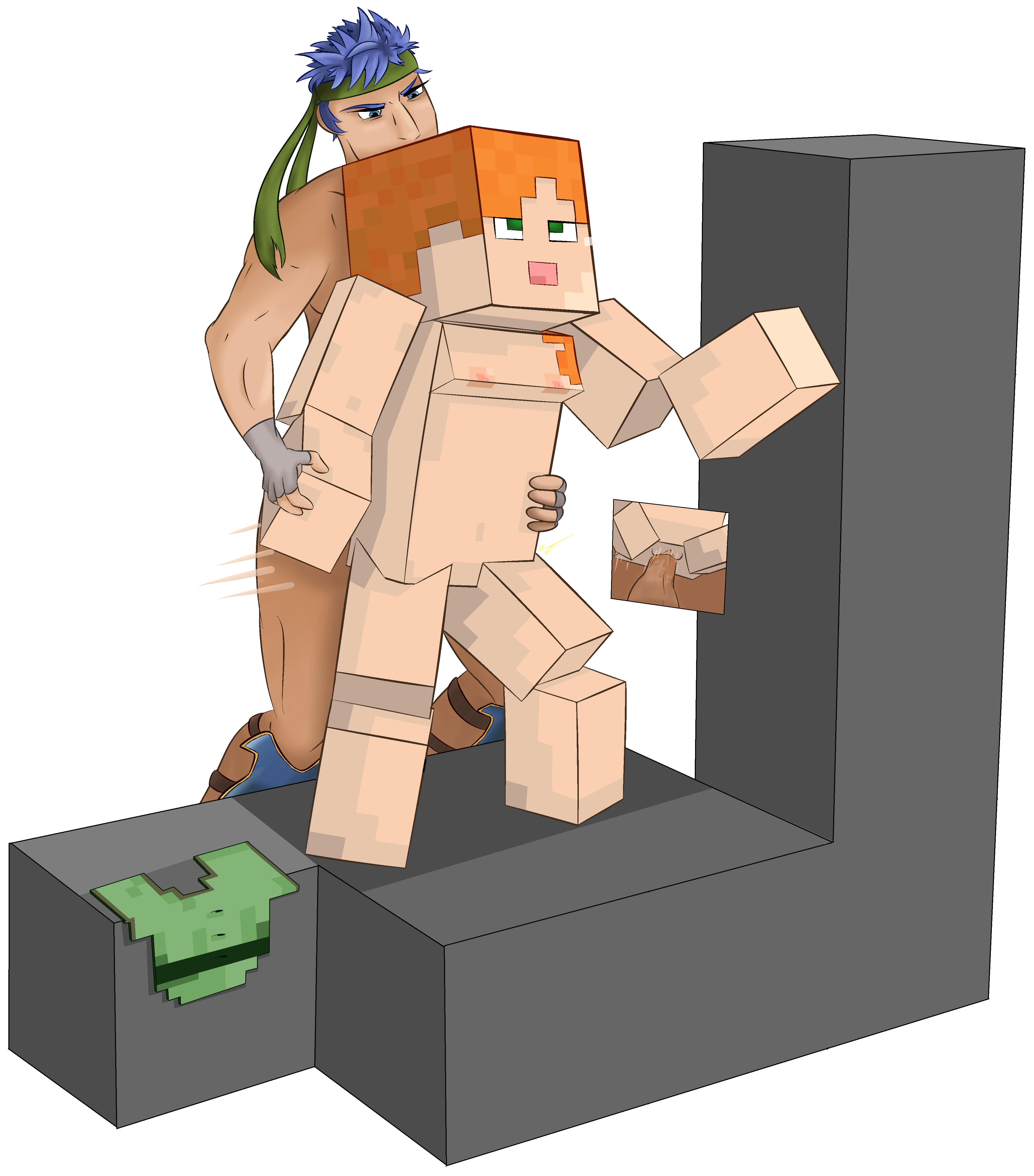 Alex (Minecraft) Rule 34 Image