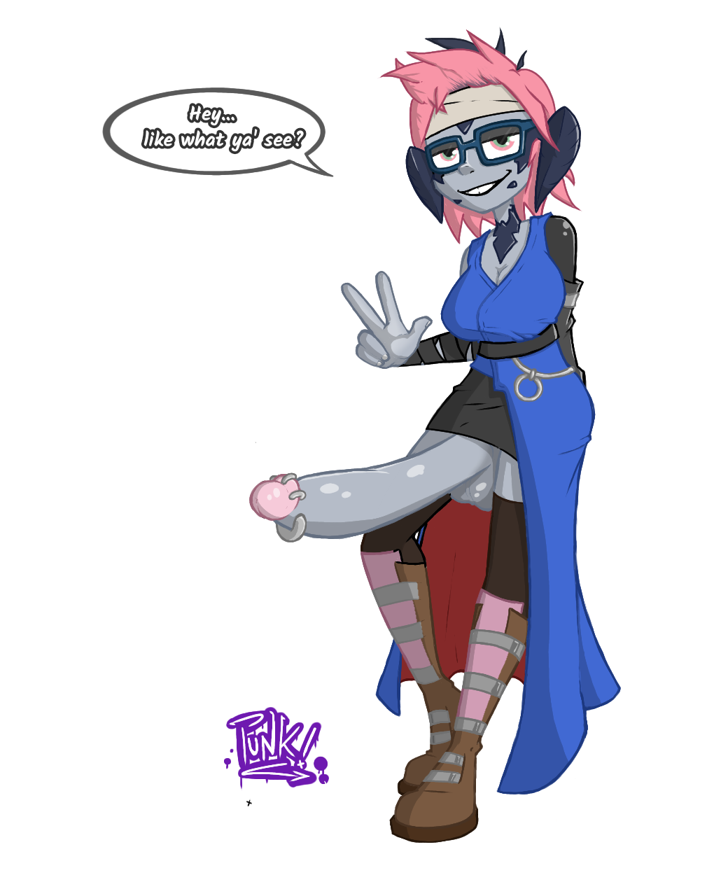Au Ra (Final Fantasy) Rule 34 Image