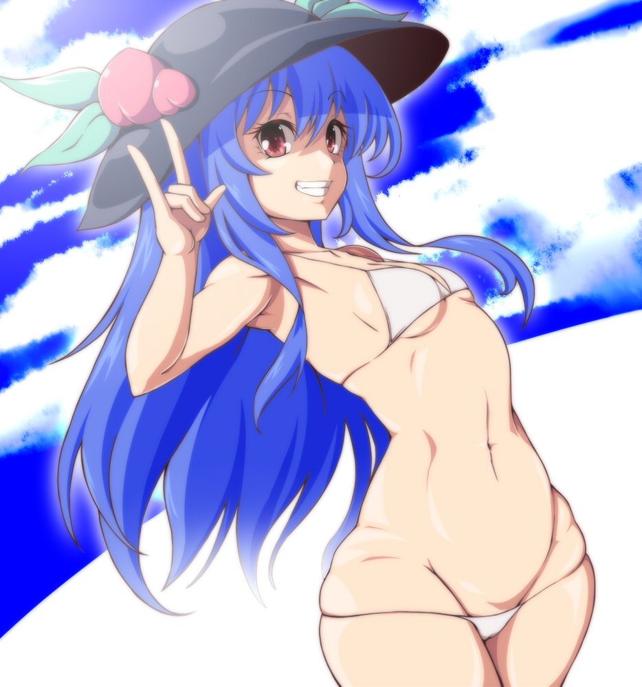 Tenshi Hinanawi (Touhou) Rule 34 Image