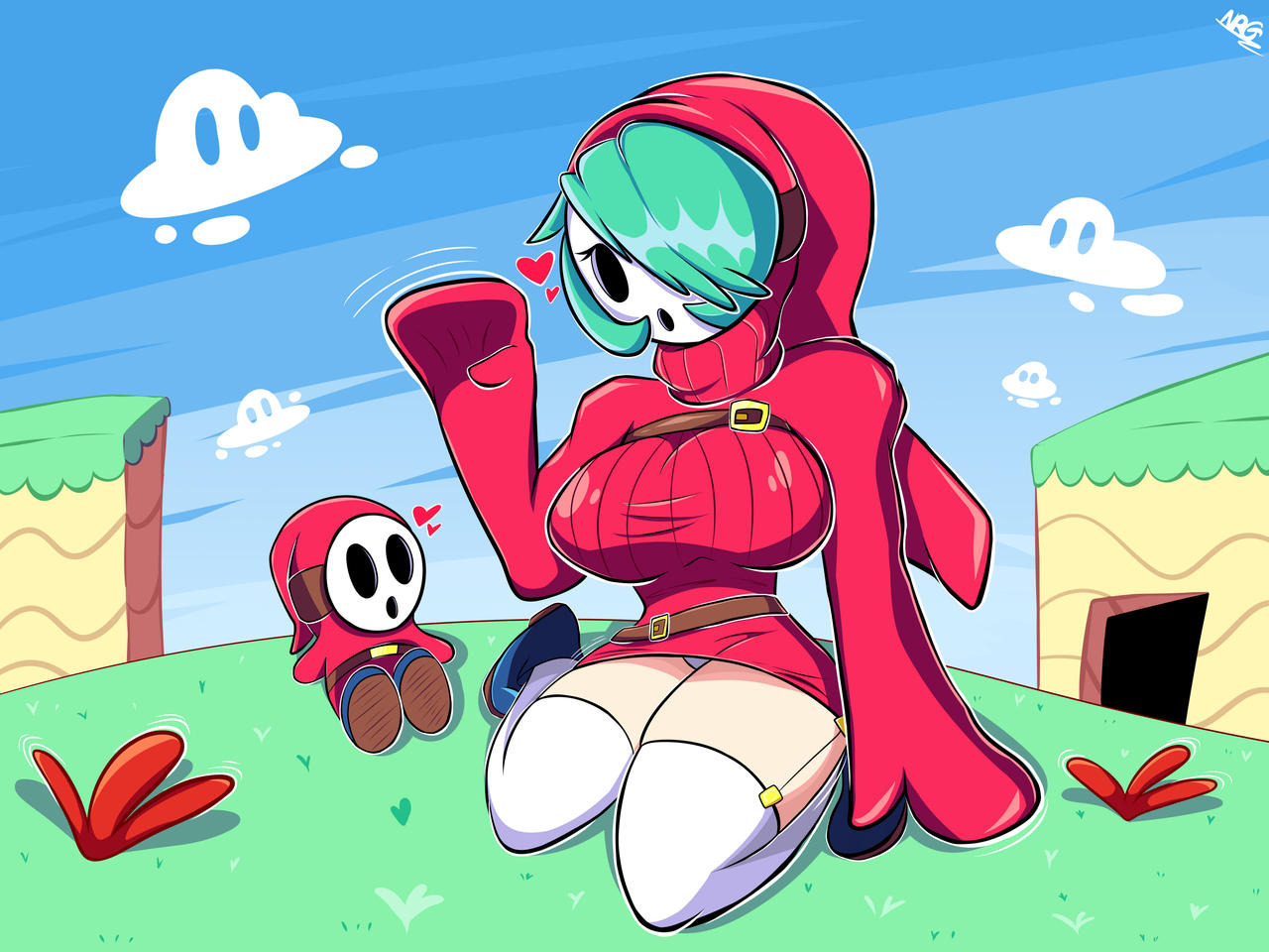 Shy Gal (Mario (Series)) Rule 34 Image