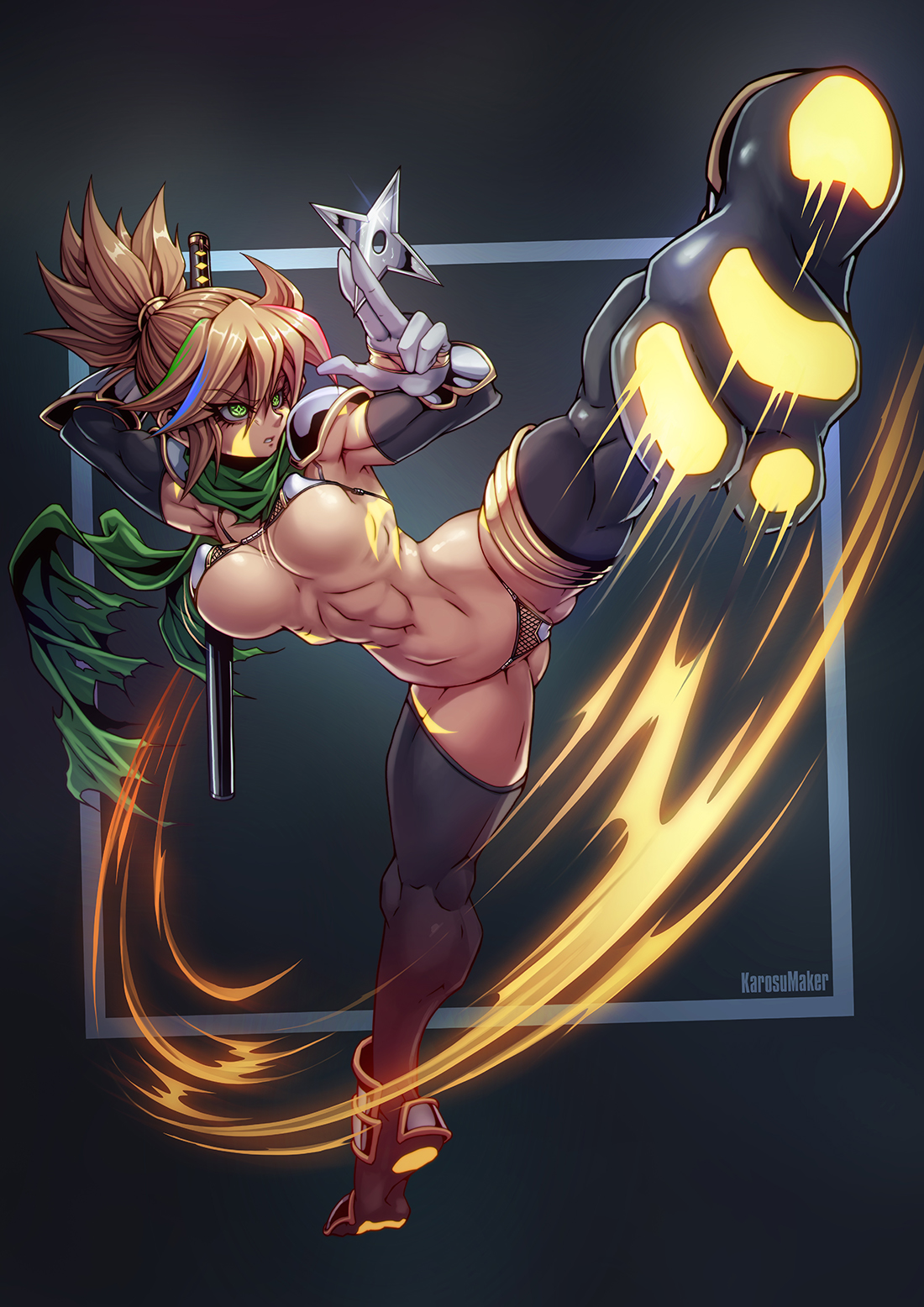 Rika Dimensional Ninja Rule 34 Image