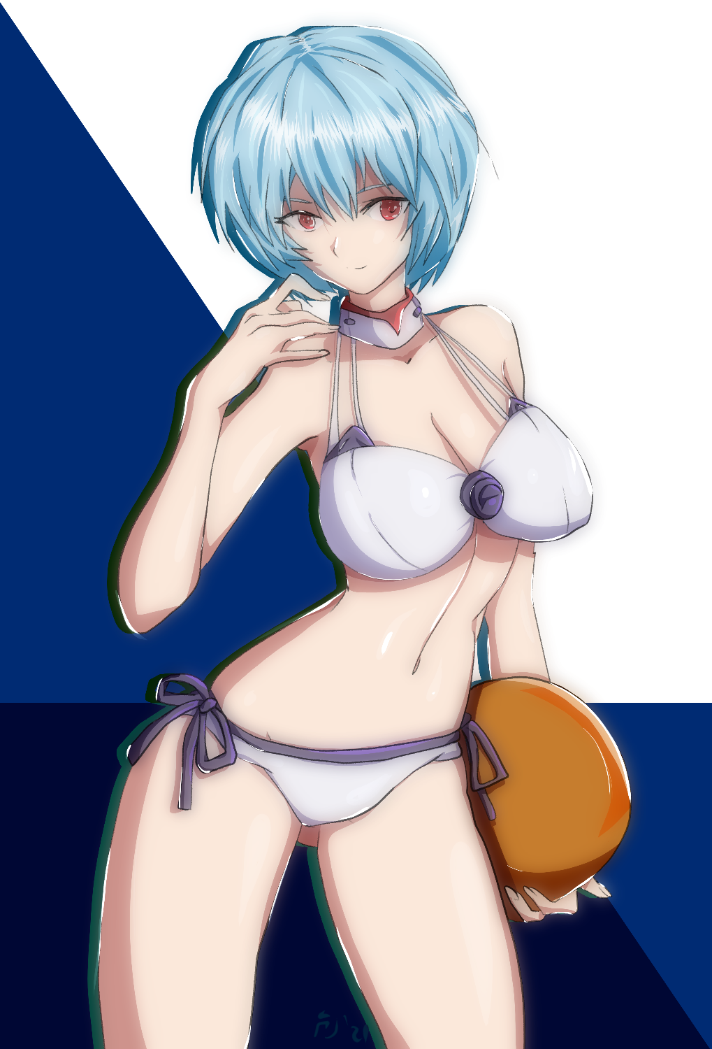 Rei Ayanami (Neon Genesis Evangelion) Rule 34 Image