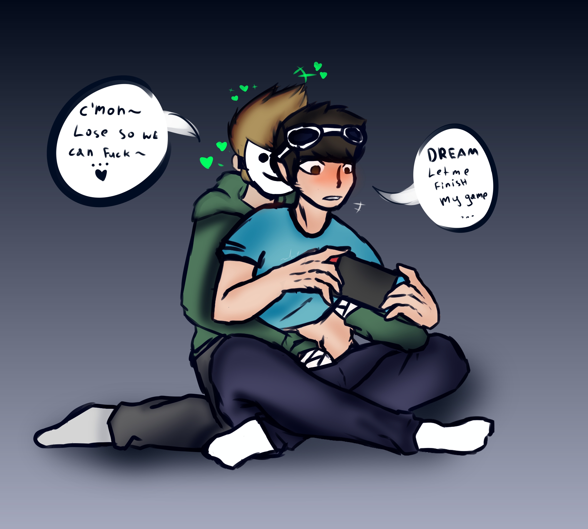 Dreamwastaken (Minecraft Youtubers) Rule 34 Image