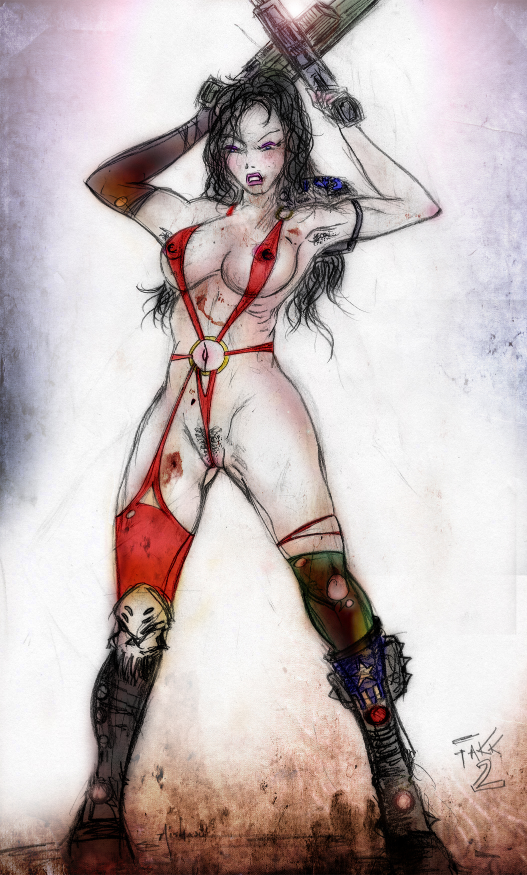 Julie Strain (Heavy Metal) Rule 34 Image