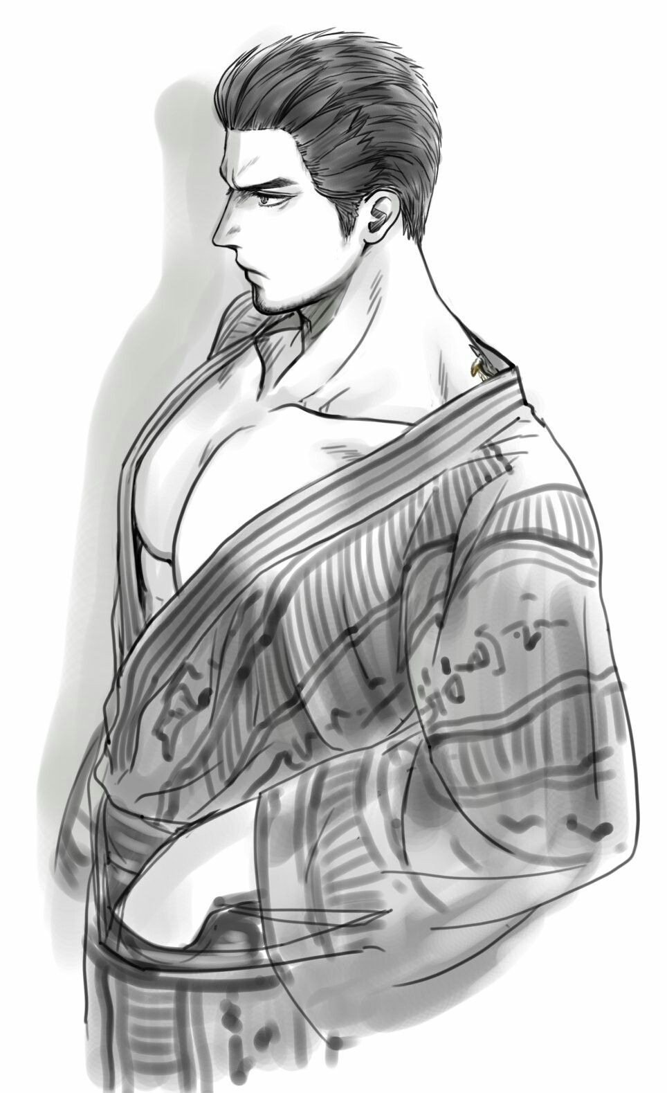 Kiryu Kazuma (Ryuu Ga Gotoku) Rule 34 Image