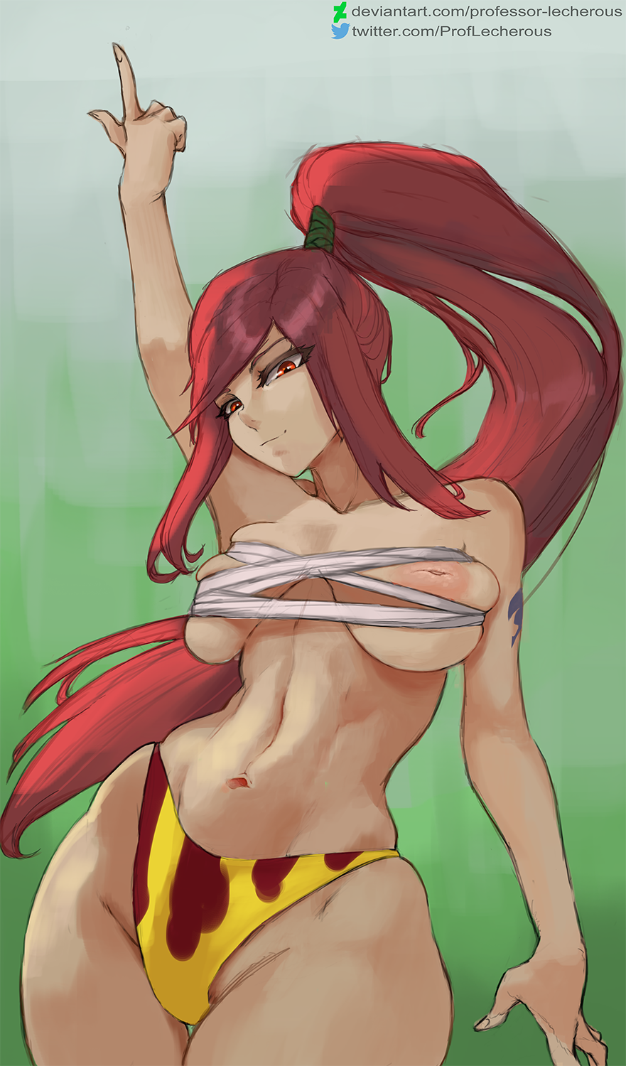 Erza Scarlet (Fairy Tail) Rule 34 Image