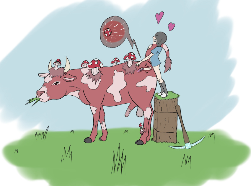 Mooshroom (Minecraft) Rule 34 Image