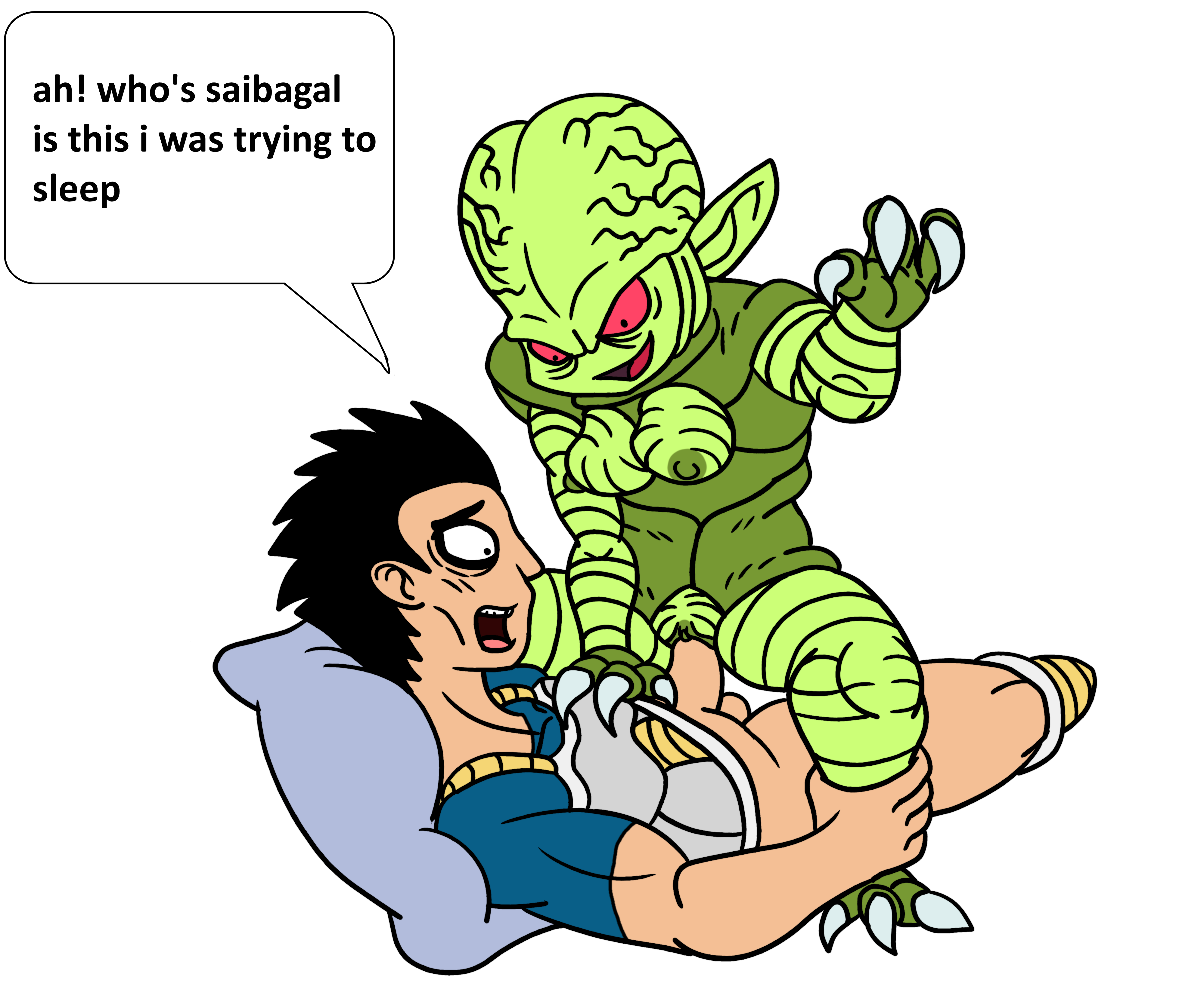 Saibaman (Dragon Ball) Rule 34 Image