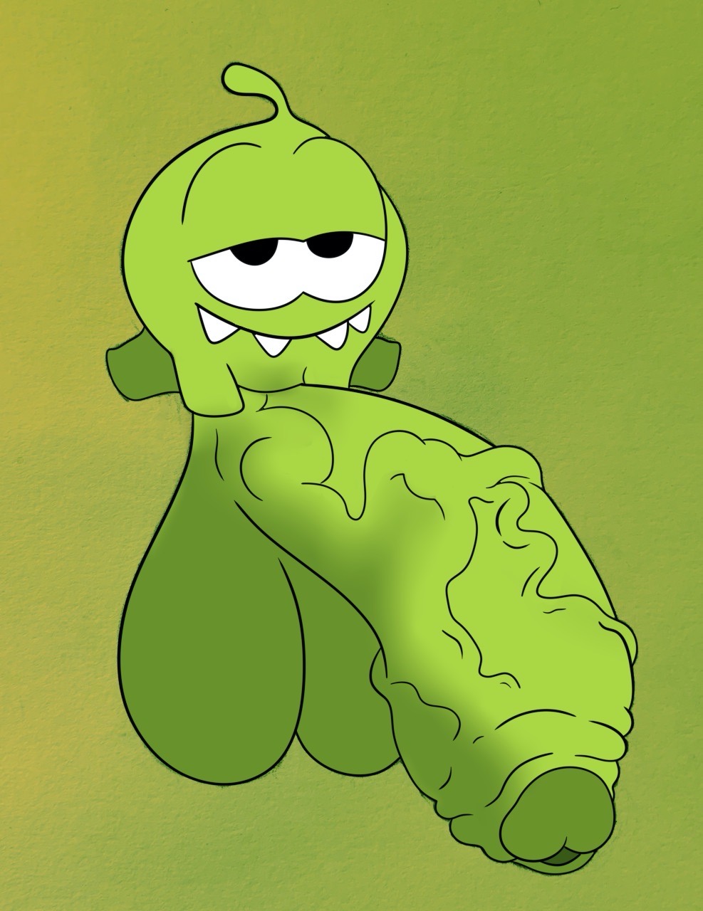 Om Nom (Cut The Rope) Rule 34 Image