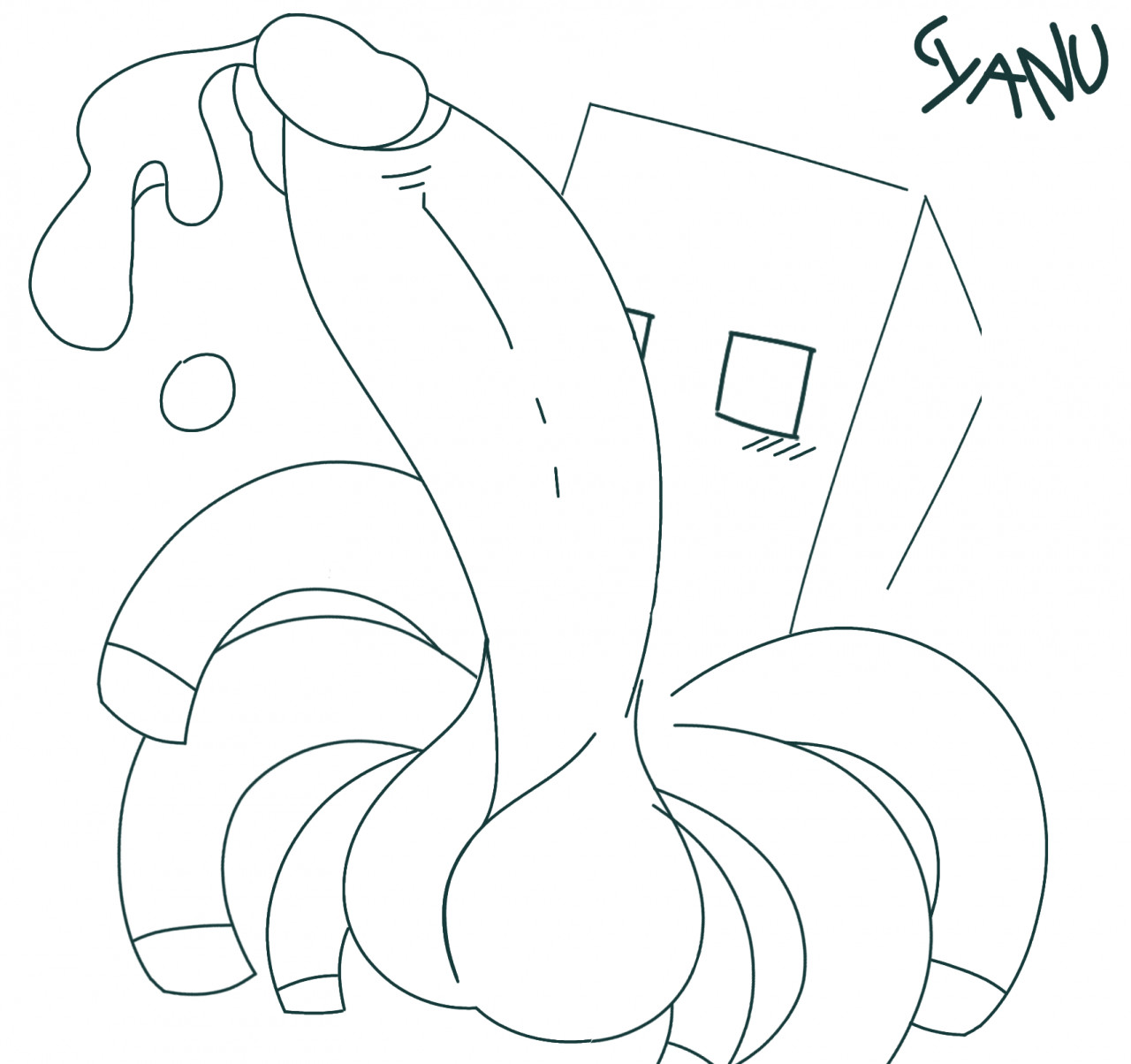 Glow Squid (Minecraft) Rule 34 Image