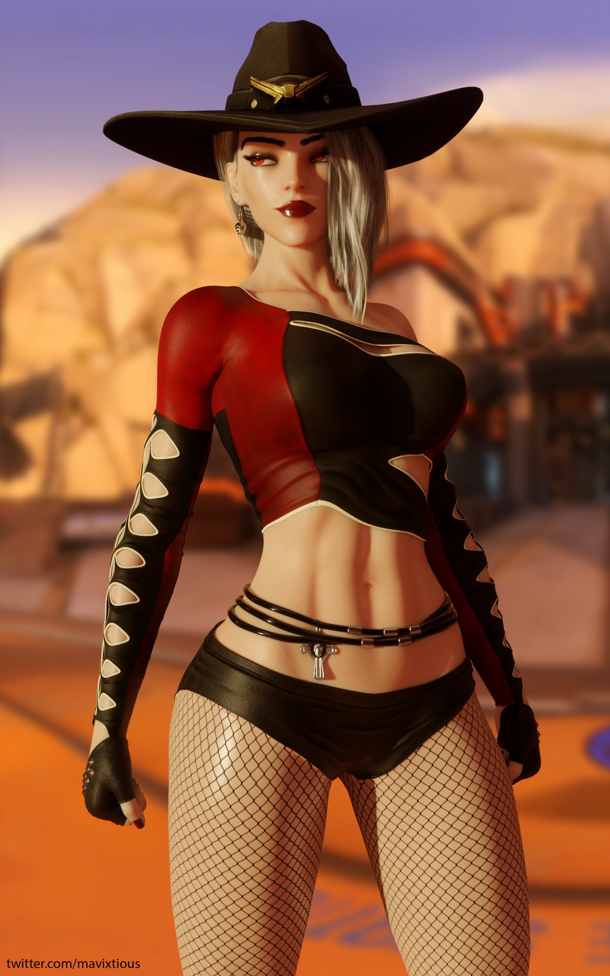 Ashe (Overwatch) Rule 34 Image