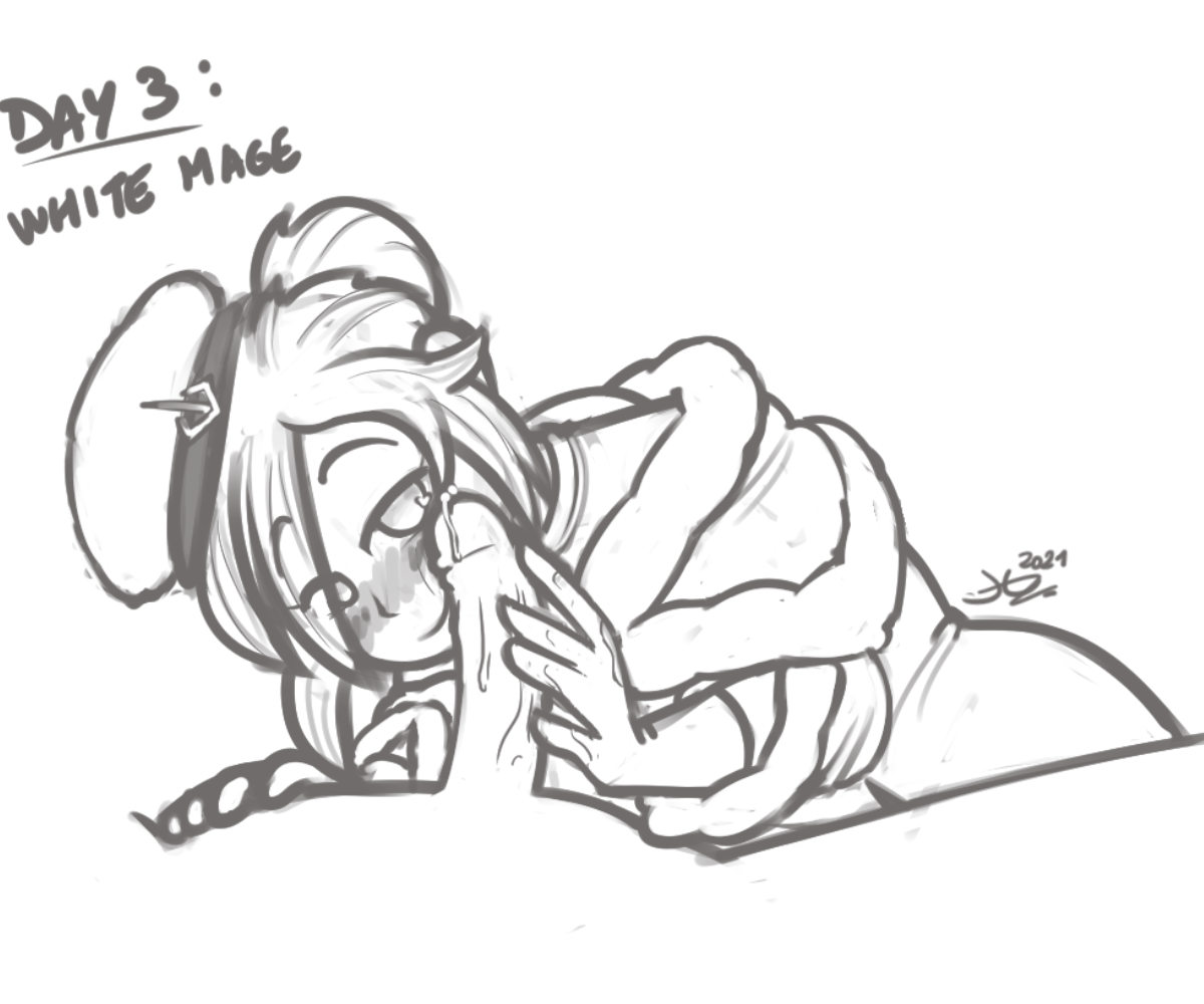 White Mage (Bravely Default) Rule 34 Image
