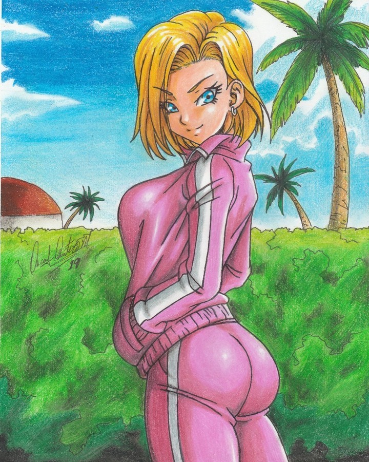 Android 18 (Dragon Ball) Rule 34 Image