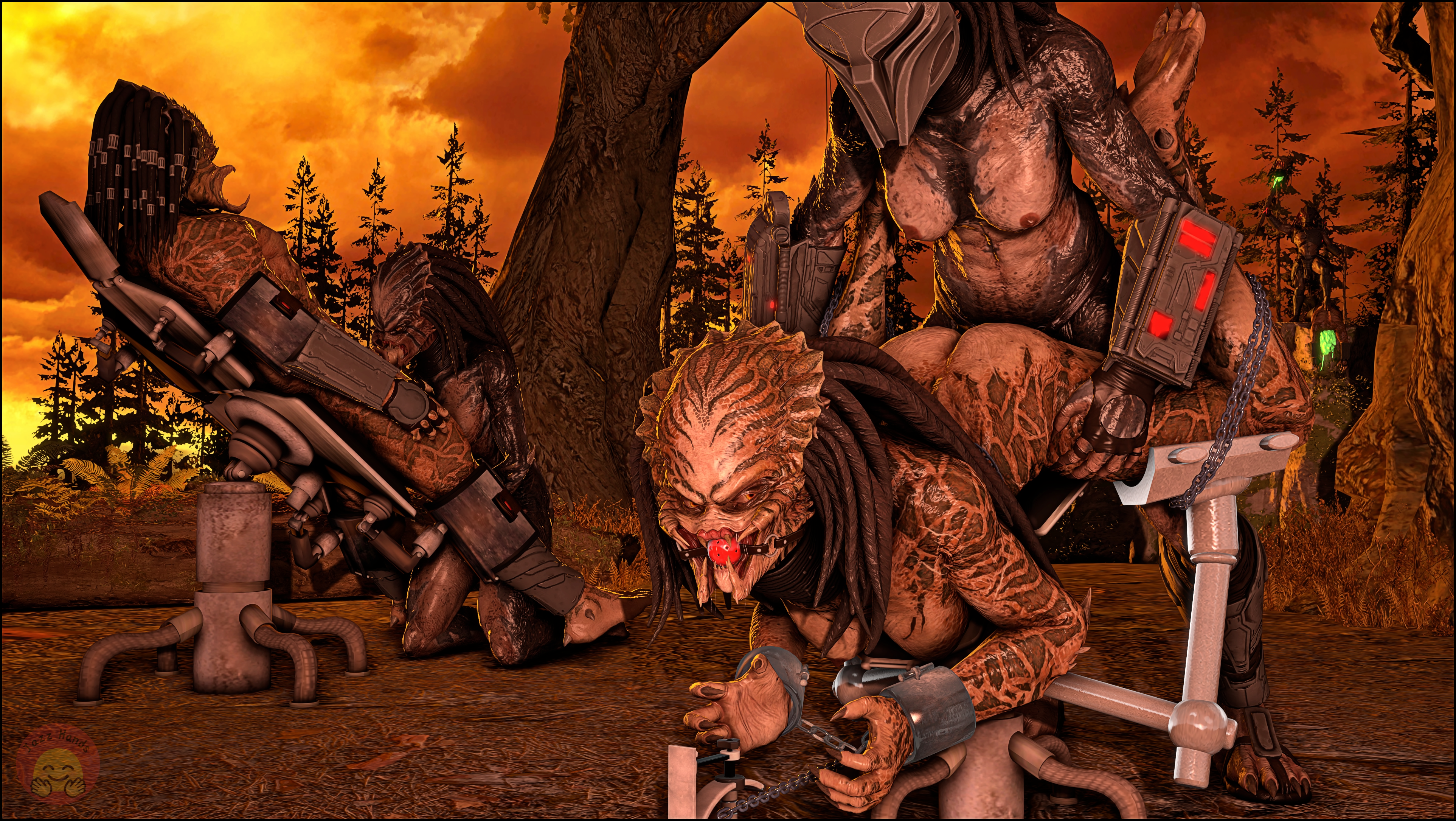 Female Yautja (Predator (Franchise)) Rule 34 Image