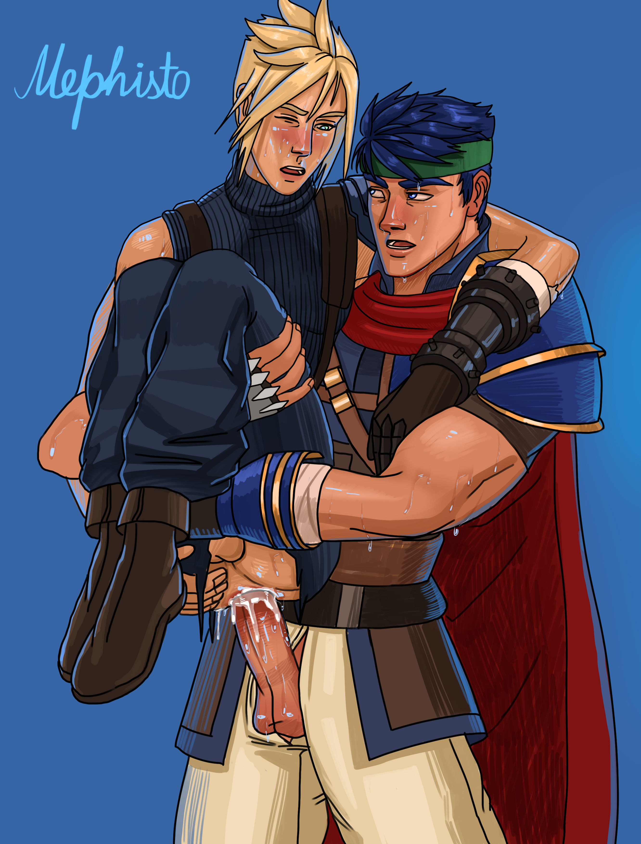 Cloud Strife (Final Fantasy) Rule 34 Image