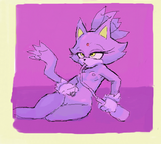 Blaze The Cat (Sonic (Series)) Rule 34 Image