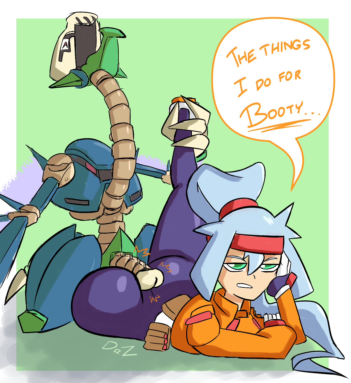 Ashe (Megaman Zx) Rule 34 Image
