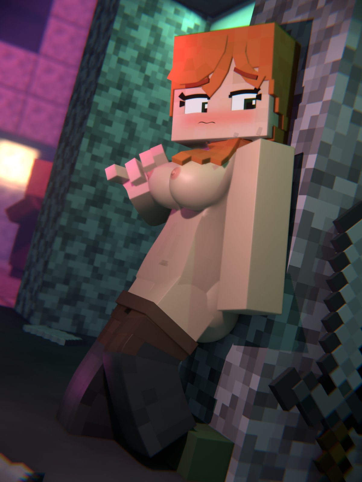 Alex (Minecraft) Rule 34 Image