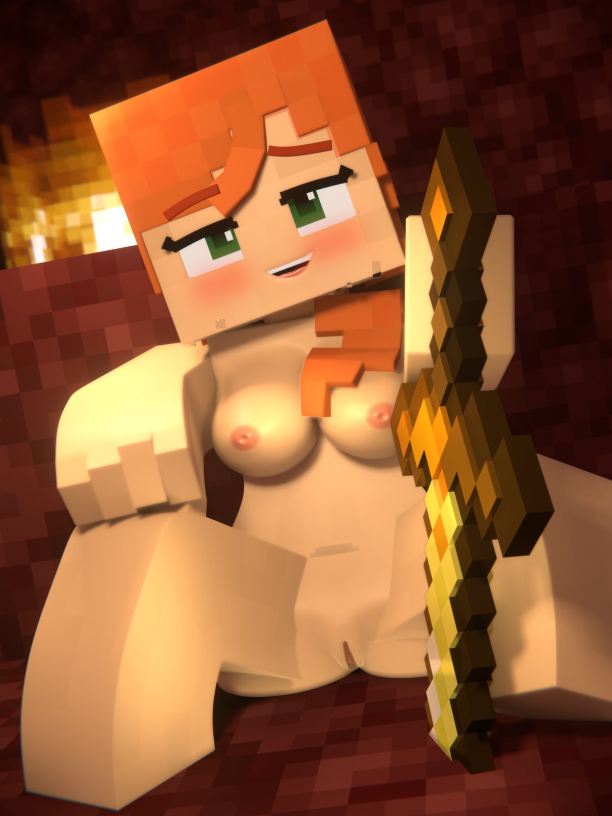 Alex (Minecraft) Rule 34 Image