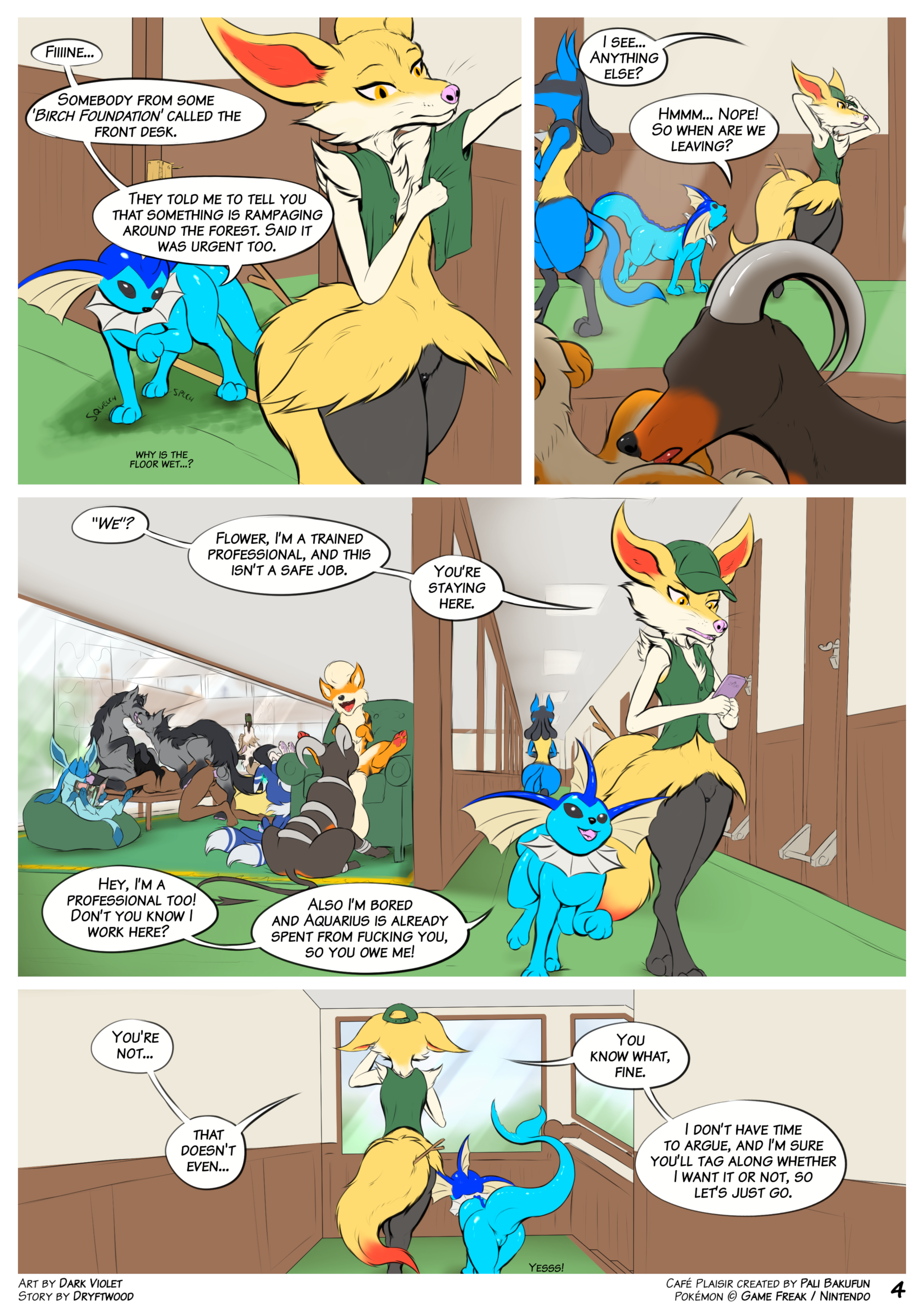 Braixen (Amber (Cafe Plaisir)) Rule 34 Image