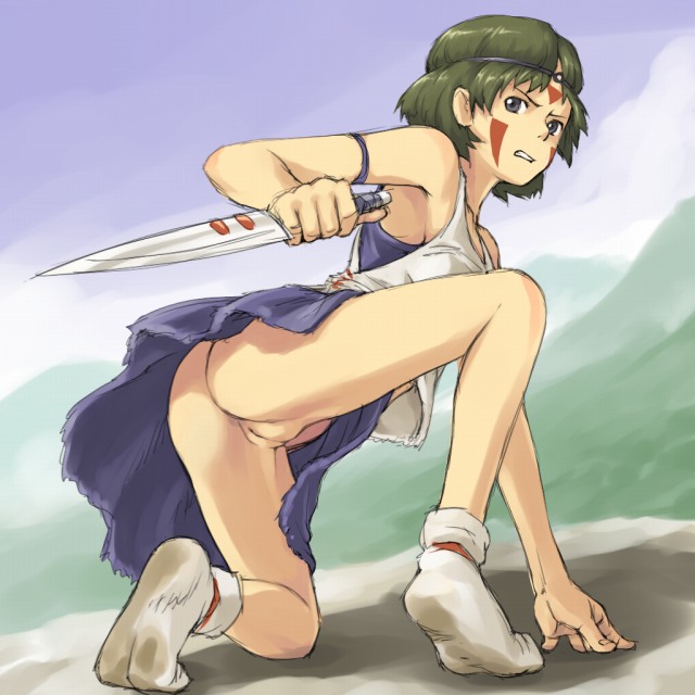 San (Princess Mononoke) Rule 34 Image