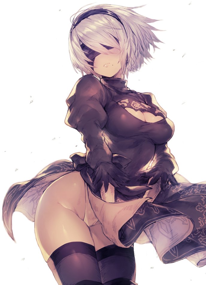Yorha 2b (Nier) Rule 34 Image